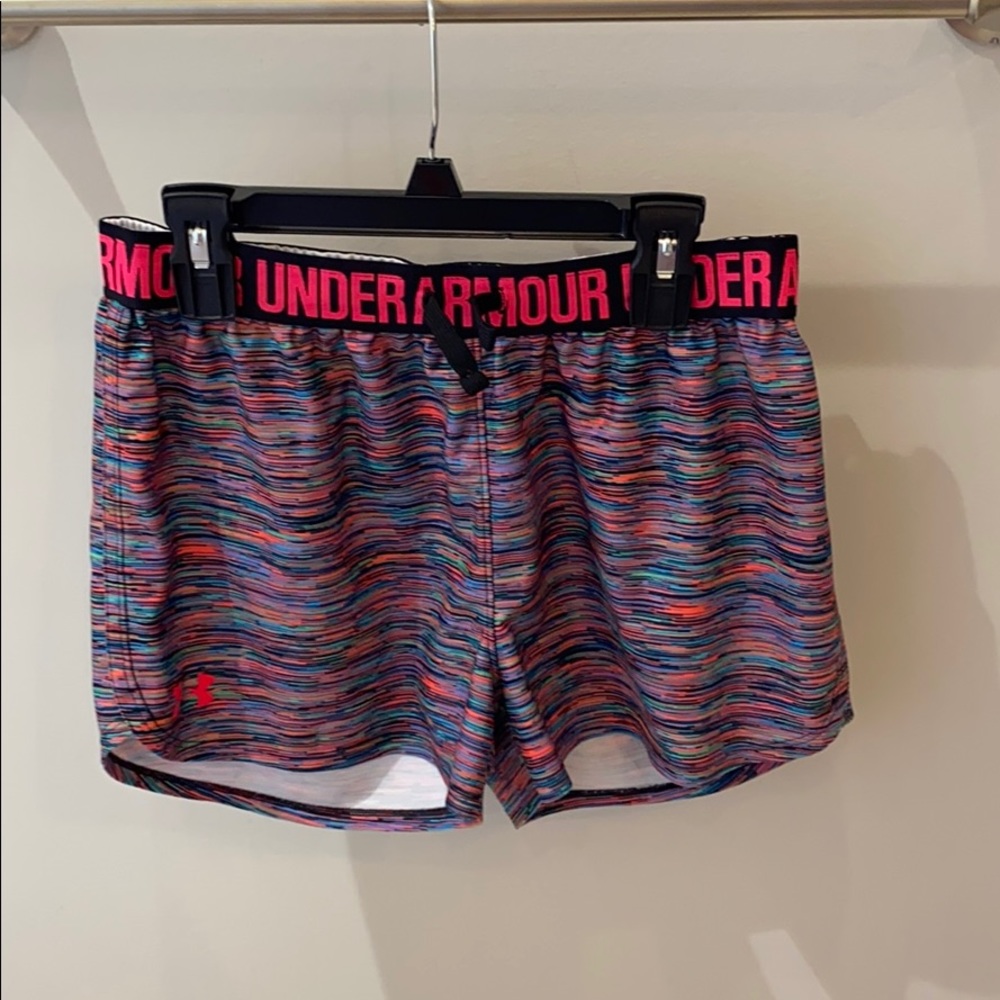 Under Armour multicolor shorts youth large